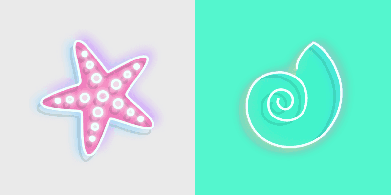 Whimsical Ocean Breeze cursor preview