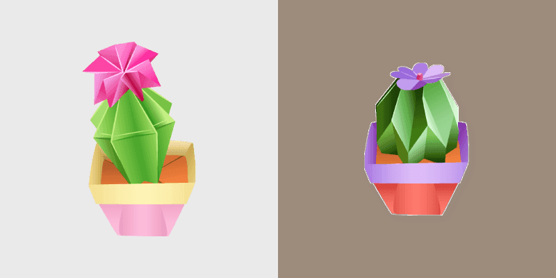 Origami Cactus