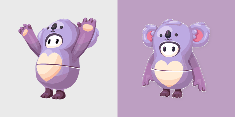 Caring Koala cursor preview