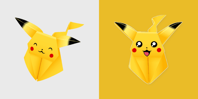 Origami Pikachu
