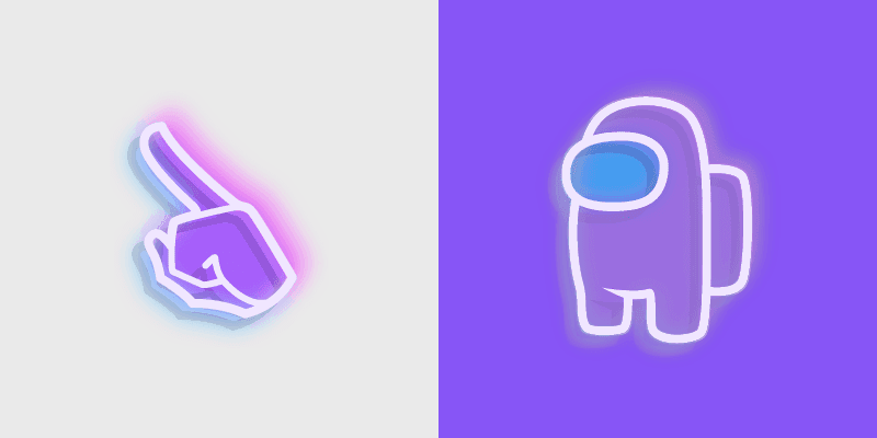 Neon Purple Crewmate