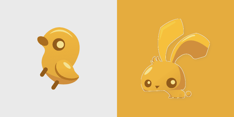 Golden Bunny Ducky