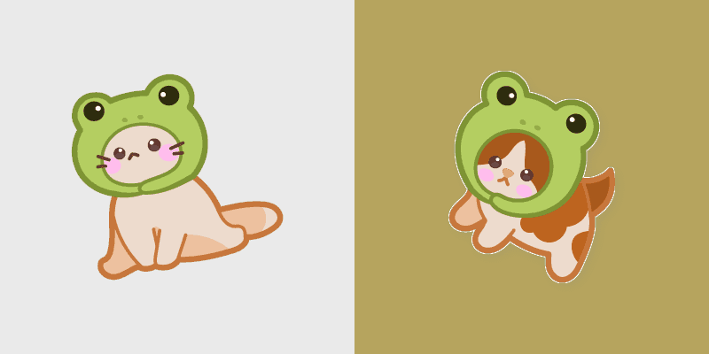 Whimsical Frog's Hat cursor preview