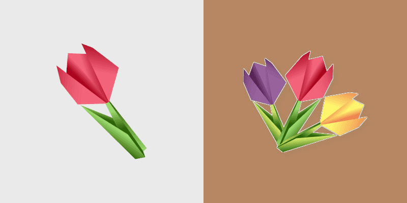 Origami Tulip