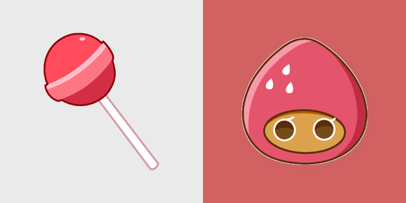 Cute Cursor Strawberry Sweet