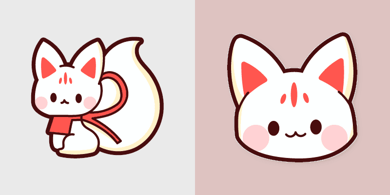 Kitsune Fox cursor preview
