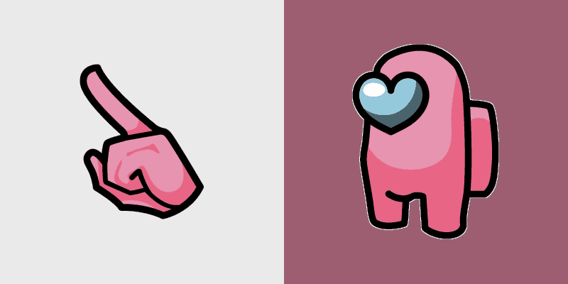 Valentine Delight Crewmate cursor preview