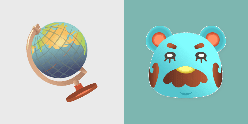 Beardo & Globe cursor preview