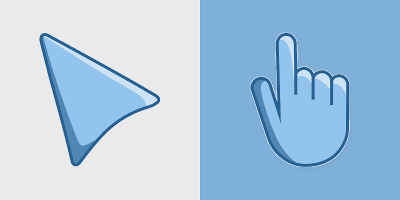 Pale Blue cursor preview