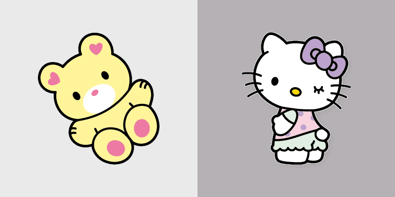 Custom Cute Hello Kitty Mouse Cursor Pack cursor preview