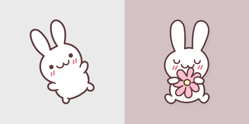 Powder and Flower cursor preview
