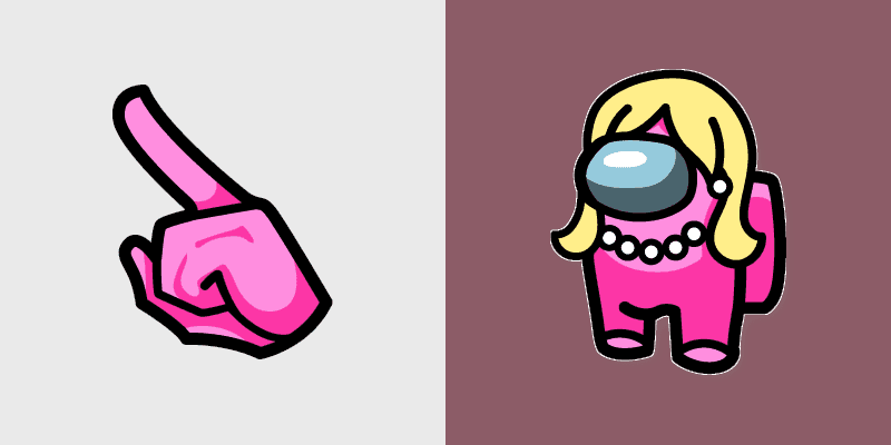 Pink Barbie Crewmate