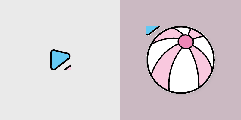 Cute Cursor Pack - Hello Kitty & Pink Beach Ball cursor preview