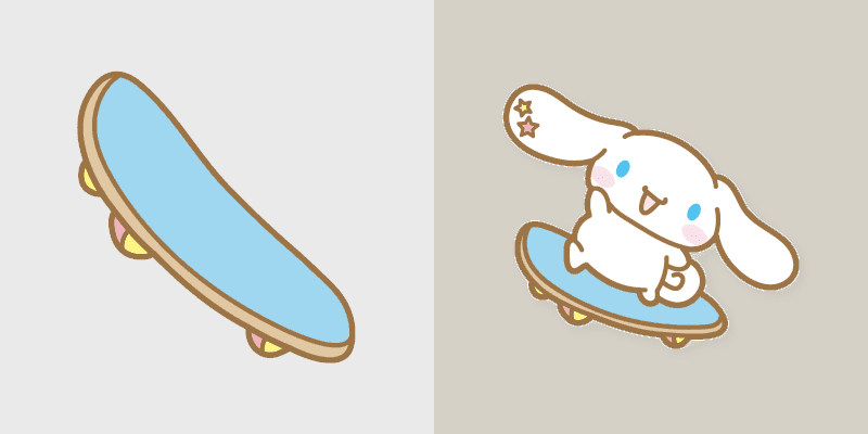 Cinnamoroll Skateboard