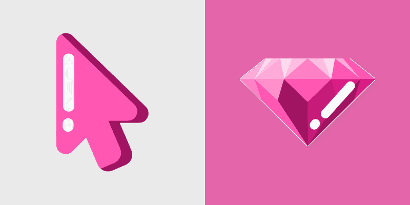 Ruby Minimal cursor preview