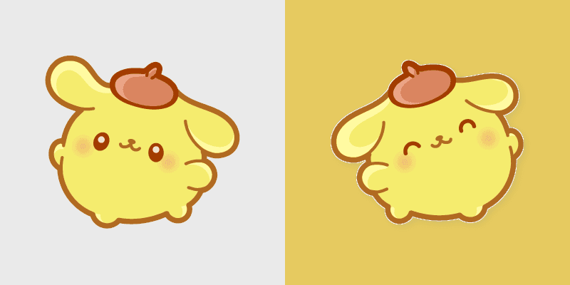 Cute Cursor Pack - Pompompurin cursor preview