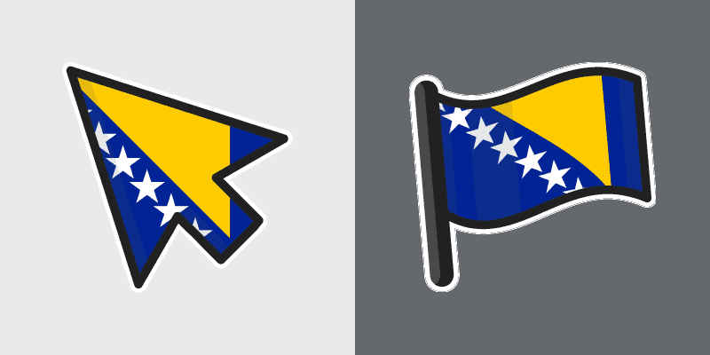 Bosnia and Herzegovina Flag