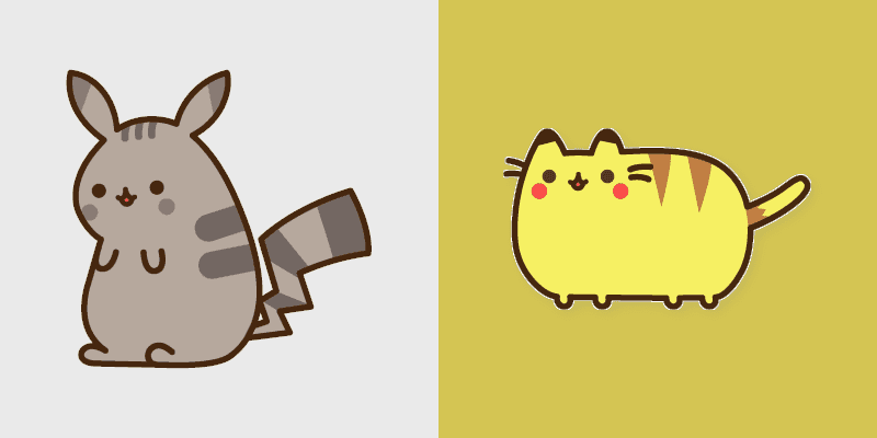 Pusheenachu Pikachu