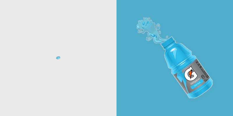 Gatorade cursor preview