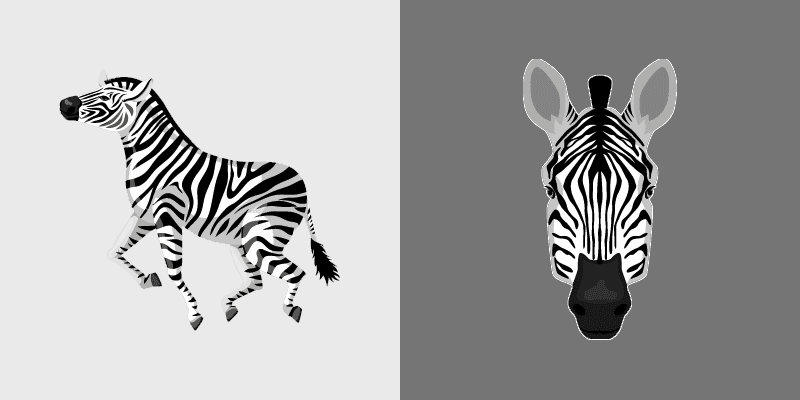 Zebra cursor preview