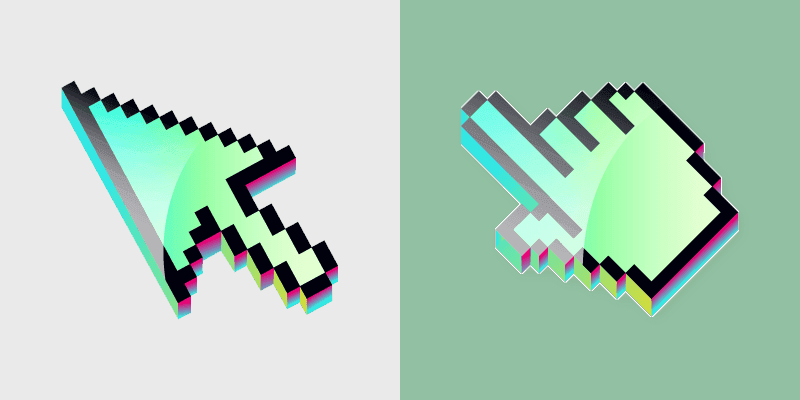 Modern Green Pixel