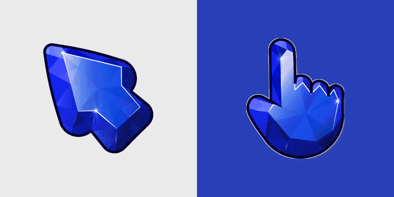 Sapphire Blue cursor preview