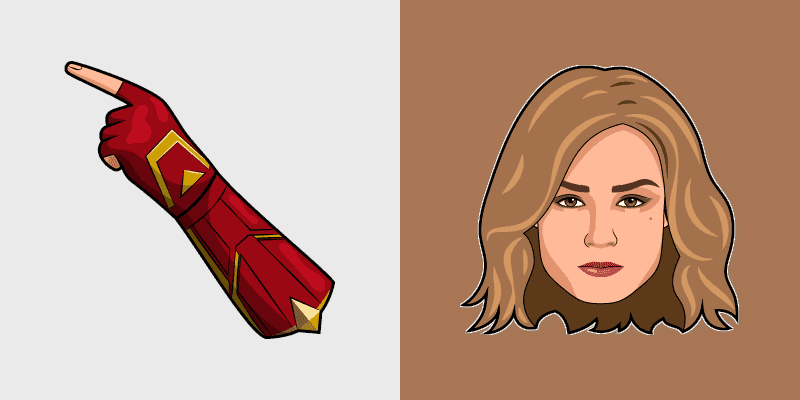 Captain Marvel cursor preview