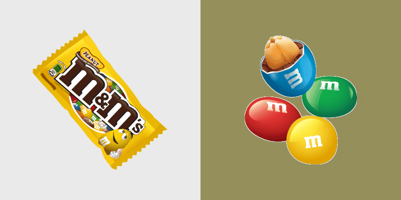 Cute Cursor Pack - M&M's Peanut Mouse Cursor