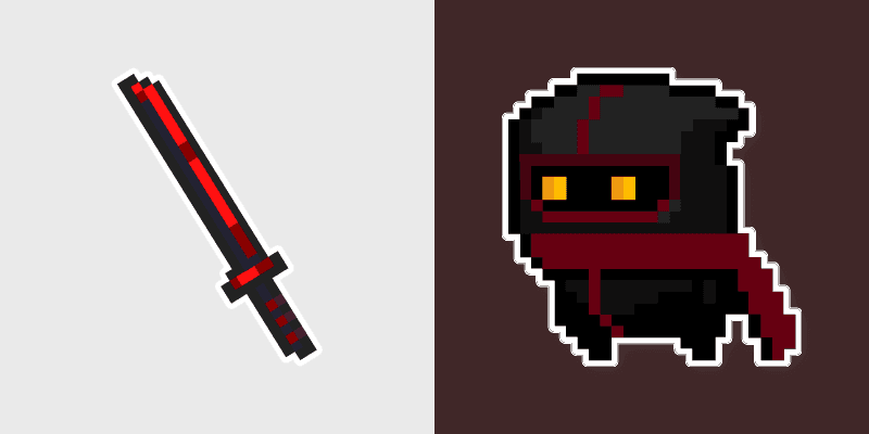 Soul Knight Assassin and Blood Blade