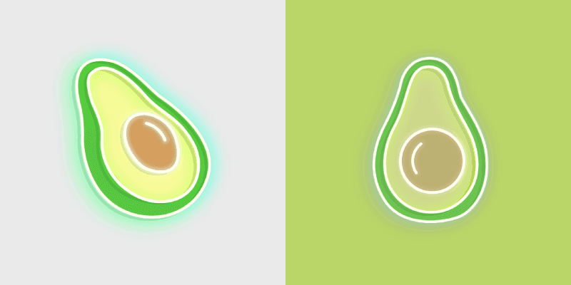 Avocado cursor preview