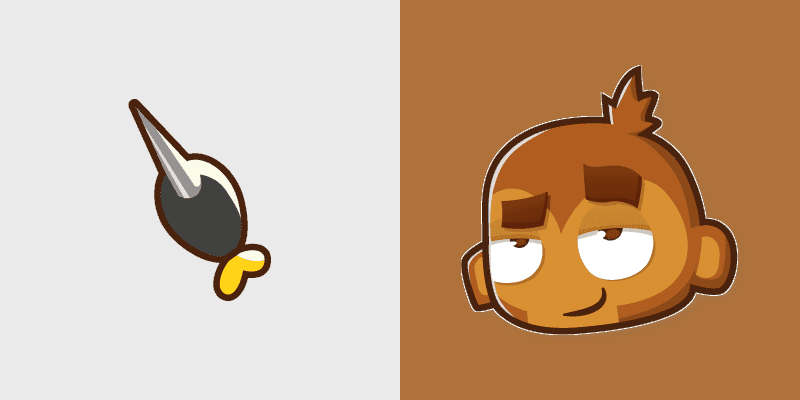 BTD6 Cute Dart Monkey Cursor Pack