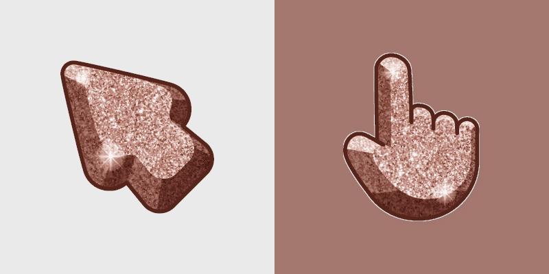 Rose Gold Glitter