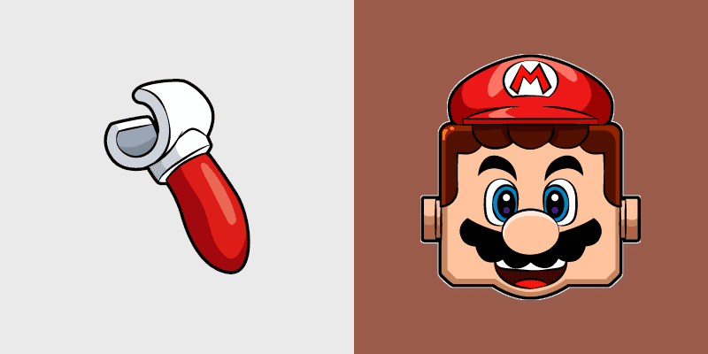LEGO Mario cursor preview