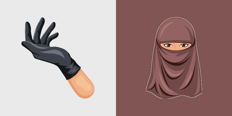Niqab Glove