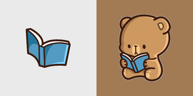 Mocha Bear Cute Mouse cursor preview