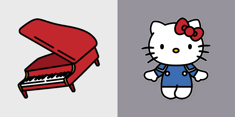Cute Cursor Piano Pack