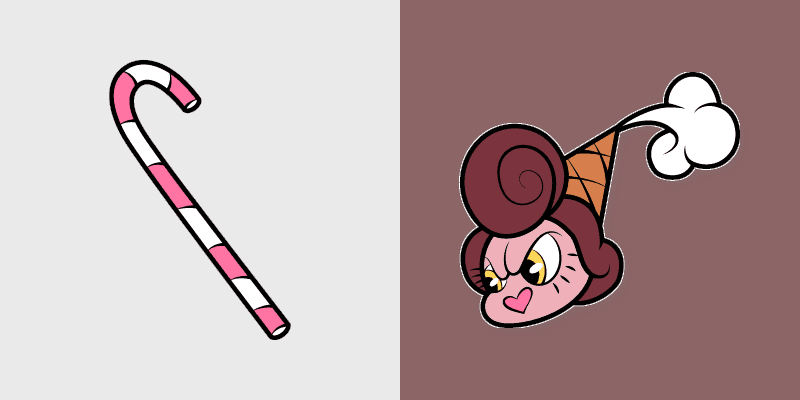 Cute Cursor Pack - Cuphead Baroness Von Bon Bon