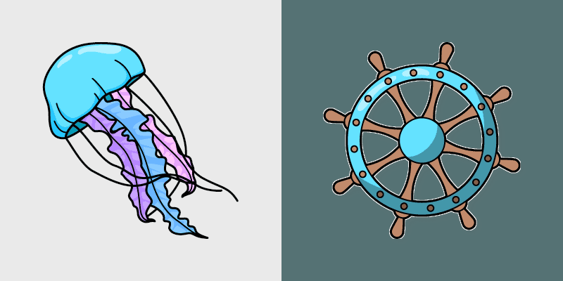 Jellyfish Steering Wheel cursor preview