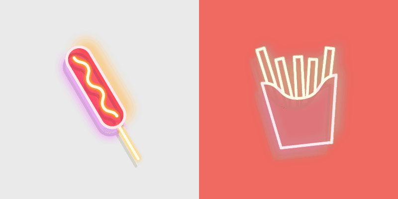 Sizzling Corn Dog Fries cursor preview