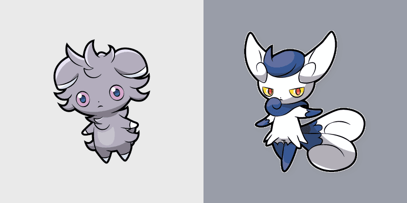 Espurr and Meowstic