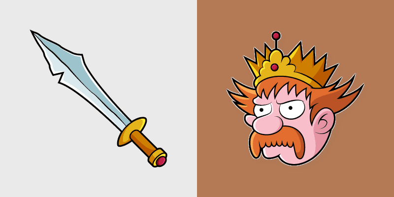 Custom Cursor Pack: Zog and Sword Adventure cursor preview