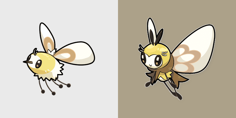 Cutiefly and Ribombee