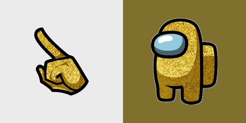 Gold Glitter Crewmate