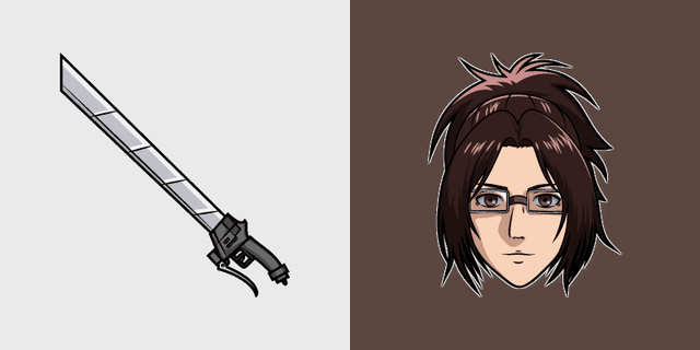 Hange Zoe Cursor | Custom Cursors Planet