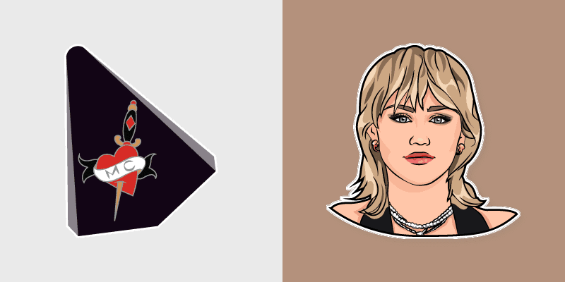 Miley Cyrus cursor preview