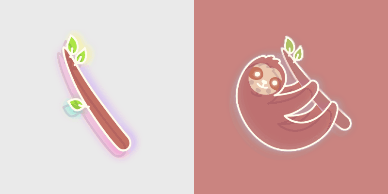 Sloth Branch cursor preview