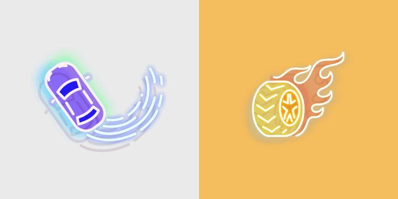 Neon Cute Glow Two cursor preview