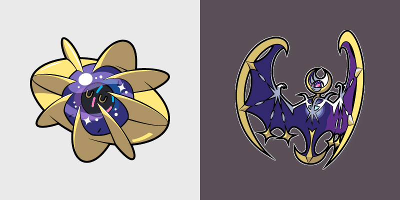 Cosmoem and Lunala