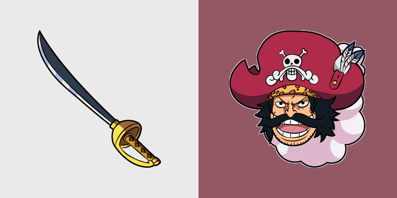 Gold Roger and Ace Sword