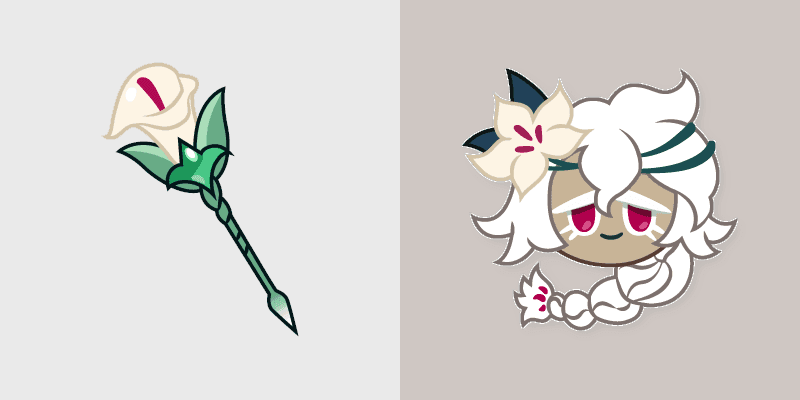 Custom Lily Cookie Cursor
